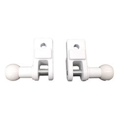 Supports de garde-corps pour auvent de rangement