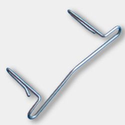 Clip-Cap clipe lateral antiderrapante (Saco 50 unidades) adequado para lâminas de alumínio planas de 45 mm e curvas de 45 e 43 mm.