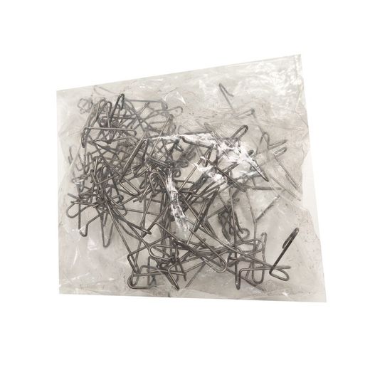 Clip-Cap clipe lateral antiderrapante (Saco 50 unidades) adequado para lâminas de alumínio planas de 45 mm e curvas de 45 e 43 mm.