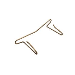 Clip-Cap clipe lateral antiderrapante (Saco 50 unidades) adequado para lâminas de alumínio planas de 45 mm e curvas de 45 e 43 mm.