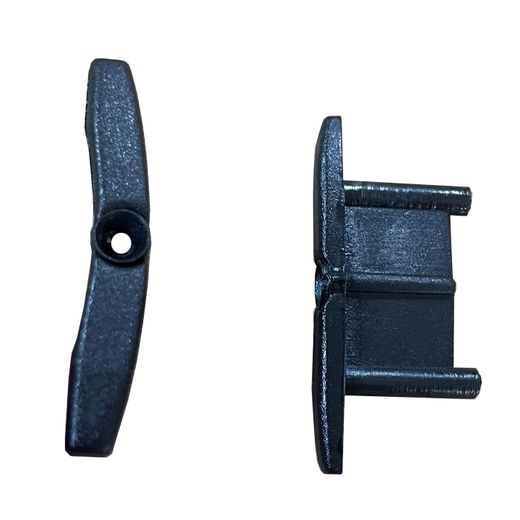 Tapon-patín para lama Extru. CURVA de 40 mm
