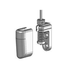 Tensor de cabo/haste para fixação de toldo-cortina na parede