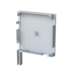 Cabeceiras de alumínio 137 mm (90º) para caixa cega (Conjunto)