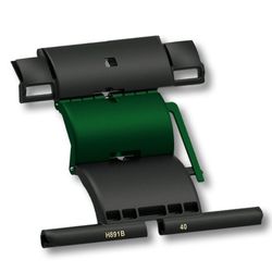 Bloqueio articulado "AUTOLOCK" Tirante de ripas ESTREITO: 2 malhas / Eixo Ø 40 mm. (Complementado com flanges, preço separado)