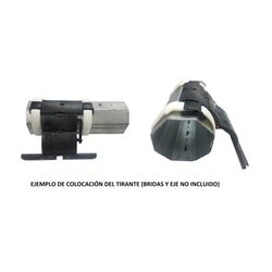 Bloqueio articulado "AUTOLOCK" Tirante de ripas ESTREITO: 2 malhas / Eixo Ø 40 mm. (Complementado com flanges, preço separado)