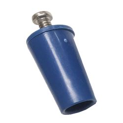 Batente de plástico 40 mm. com parafuso e arruela