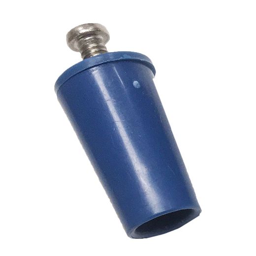 Batente de plástico 40 mm. com parafuso e arruela