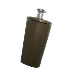 Batente de plástico 40 mm. com parafuso e arruela