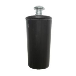 Batente de plástico 40 mm. com parafuso e arruela