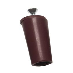 Batente de plástico 40 mm. com parafuso e arruela