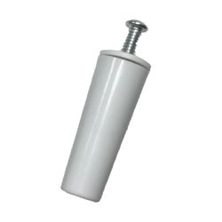 Tope plástico 60 mm. con tornillo y arandela