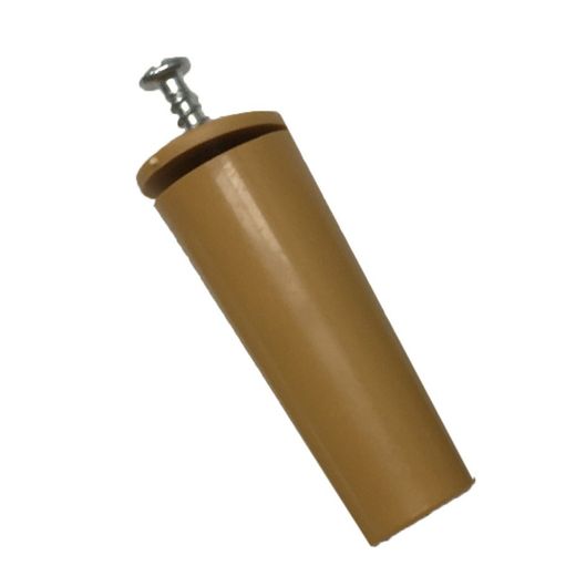 Tope plástico 60 mm. con tornillo y arandela